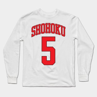 Shohoku Jersey #5 Long Sleeve T-Shirt